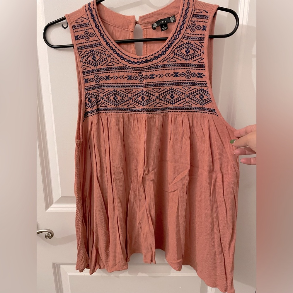 Brand new condition dressy tank top, size large